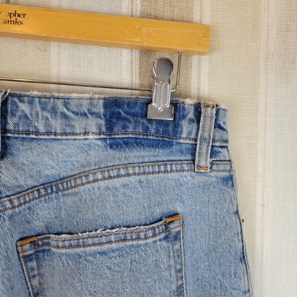 Abercrombie & Fitch Curve Love The 80s Mom High Rise Jeans Blue Size 29/8S - Picture 8 of 11